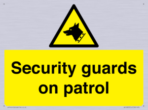 Security guards on patrol